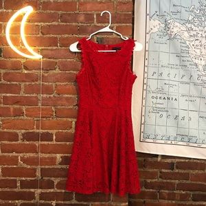 Red Lace Dress